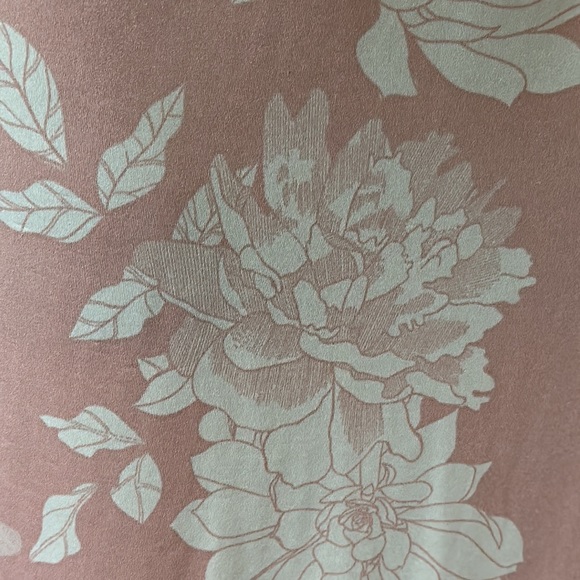 Beautiful pink blush floral cross tie Long maxi Dress size small - Picture 6 of 11